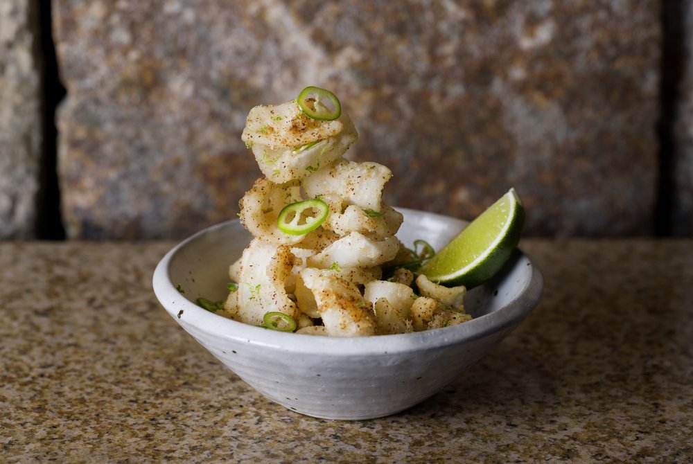 Zuma - Crispy Fried Squid With Green Chili and Lime